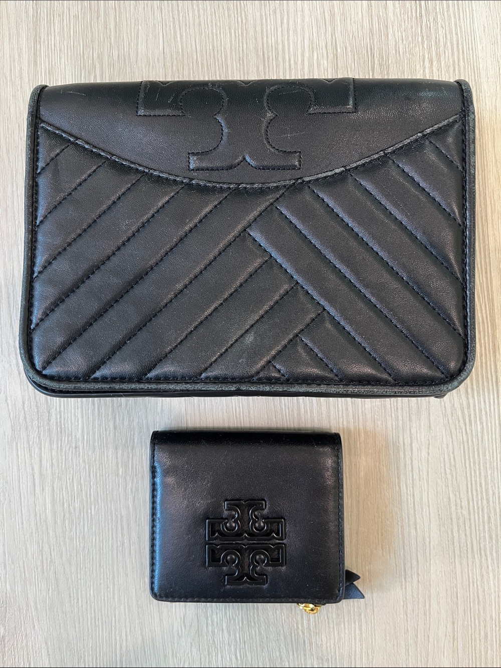 Tory Burch Alexa Combo Crossbody Bag and wallet bundle
